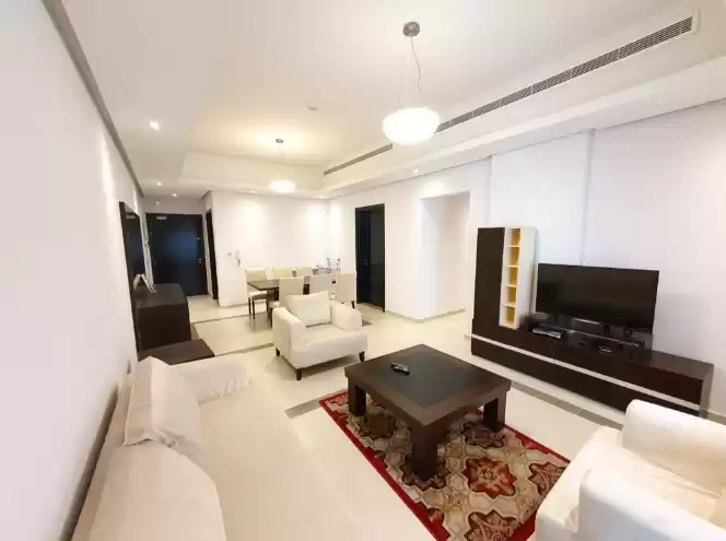 Wohn Klaar eigendom 2 Schlafzimmer F/F Wohnung  zu vermieten in Al Sadd , Doha #7552 - 1  image 